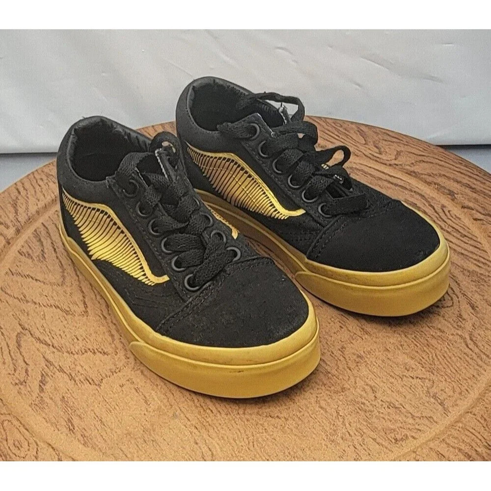 VANS Harry Potter x Old Skool 'Golden Snitch' Kids Size 11 RARE